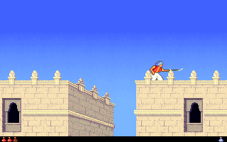 Screenshot Thumbnail / Media File 1 for Prince Of Persia 2 The Shadow And The Flame (1993)(Broderbund Software Inc)
