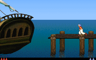 Screenshot Thumbnail / Media File 1 for Prince Of Persia 2 The Shadow And The Flame (1993)(Broderbund Software Inc)