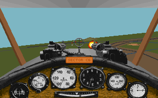 Screenshot Thumbnail / Media File 1 for Red Baron (1990)(Sierra Online)(Rev)