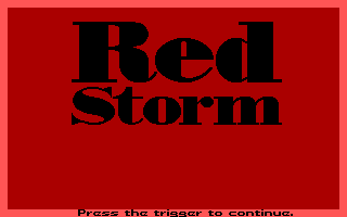 Screenshot Thumbnail / Media File 1 for Red Storm Rising (1988)(Microprose Software Inc)