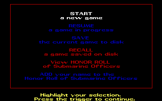 Screenshot Thumbnail / Media File 1 for Red Storm Rising (1988)(Microprose Software Inc)