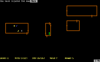 Screenshot Thumbnail / Media File 1 for Rogue The Adventure Game (1983)(Artificial Intelligence Design)