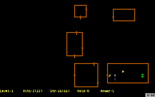 Screenshot Thumbnail / Media File 1 for Rogue The Adventure Game (1983)(Artificial Intelligence Design)