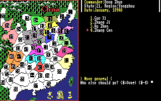 Screenshot Thumbnail / Media File 1 for Romance Of The Three Kingdoms (1988)(Koei Co Ltd)