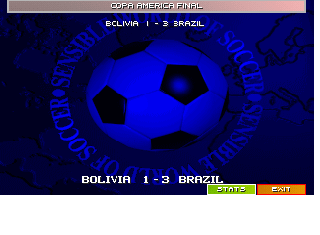 Screenshot Thumbnail / Media File 1 for Sensible World of Soccer 96 97 (1996)(Time Warner)