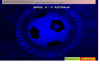 Screenshot Thumbnail / Media File 1 for Sensible World of Soccer 96 97 (1996)(Time Warner)