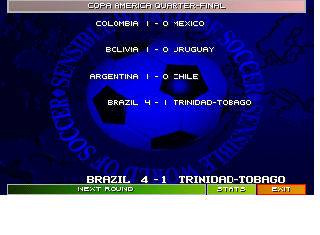 Screenshot Thumbnail / Media File 1 for Sensible World of Soccer 96 97 (1996)(Time Warner)