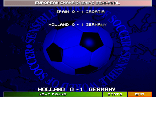 Screenshot Thumbnail / Media File 1 for Sensible World of Soccer European Championship Edition (1996)(Sensible Software)