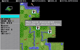 Screenshot Thumbnail / Media File 1 for Sid Meiers Civilization (1991)(Microprose Software Inc)