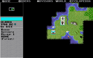 Screenshot Thumbnail / Media File 1 for Sid Meiers Civilization (1992)(Microprose Software Inc)(Rev)