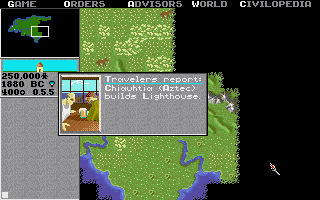 Screenshot Thumbnail / Media File 1 for Sid Meiers Civilization (1992)(Microprose Software Inc)(Rev)