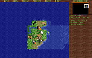 Screenshot Thumbnail / Media File 1 for Sid Meiers Colonization (1994)(Microprose Software Inc)