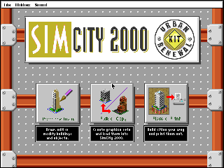 Screenshot Thumbnail / Media File 1 for Sim City 2000 Urban Renewal Kit (1994)(Maxis Software Inc)