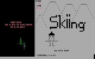 Screenshot Thumbnail / Media File 1 for Skiing (1985)(Rick Dean)