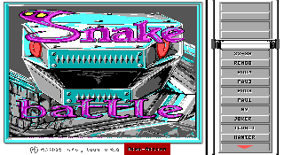 Screenshot Thumbnail / Media File 1 for Snake Battle Russian (1995)(Gamos)