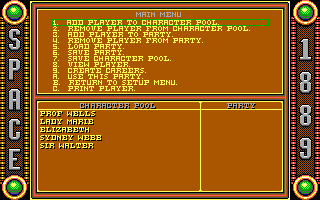 Screenshot Thumbnail / Media File 1 for Space 1889 (1990)(Microprose Software Inc)