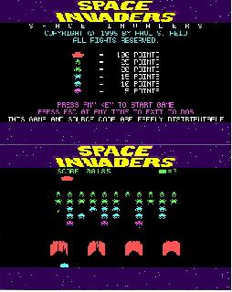 Screenshot Thumbnail / Media File 1 for Space Invaders (1995)(Paul Reid)