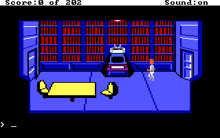 Screenshot Thumbnail / Media File 1 for Space Quest I Roger Wilco In The Sarien Encounter Enhance (1991)(Sierra Online)