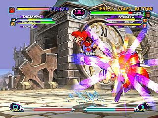 Screenshot Thumbnail / Media File 1 for Marvel vs. Capcom 2 - The New Age of Heroes (USA)