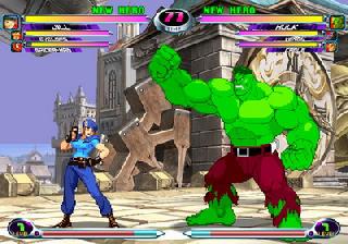 Screenshot Thumbnail / Media File 1 for Marvel vs. Capcom 2 - The New Age of Heroes (USA)