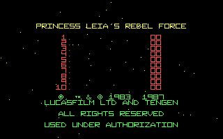 Screenshot Thumbnail / Media File 1 for Star Wars (1983)(Broderbund Software Inc)