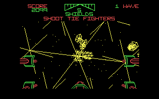 Screenshot Thumbnail / Media File 1 for Star Wars (1983)(Broderbund Software Inc)