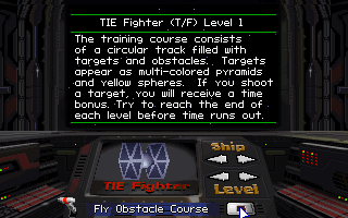 Screenshot Thumbnail / Media File 1 for Star Wars Tie Fighter (1994)(Lucas Arts)