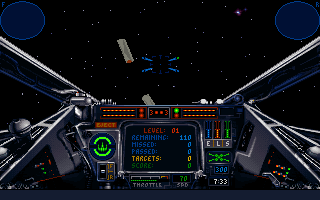 Screenshot Thumbnail / Media File 1 for Star Wars X Wing (1993)(Lucas Arts)
