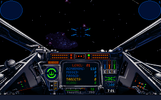 Screenshot Thumbnail / Media File 1 for Star Wars X Wing (1993)(Lucas Arts)