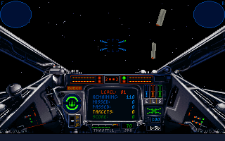 Screenshot Thumbnail / Media File 1 for Star Wars X Wing (1993)(Lucas Arts)