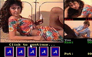 Screenshot Thumbnail / Media File 1 for Strip Poker III (1991)(Artworx)