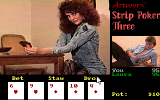 Screenshot Thumbnail / Media File 1 for Strip Poker III (1991)(Artworx)