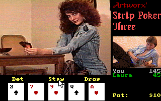 Screenshot Thumbnail / Media File 1 for Strip Poker III (1991)(Artworx)