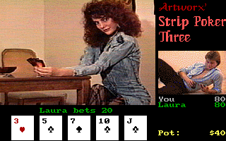 Screenshot Thumbnail / Media File 1 for Strip Poker Professional (1995)(Artworx)