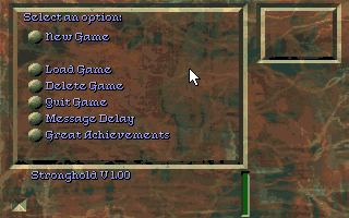 Screenshot Thumbnail / Media File 1 for Stronghold (1993)(Strategic Simulations Inc)