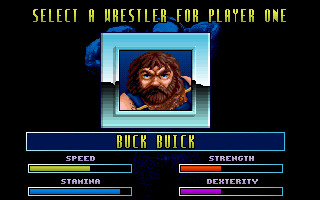 Screenshot Thumbnail / Media File 1 for Superslam Wrestling (1995)(Junkyard Software)