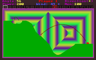 Screenshot Thumbnail / Media File 1 for Tankwars (1992)(Kenneth Morse)