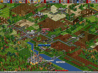 Screenshot Thumbnail / Media File 1 for Transport Tycoon (1994)(Microprose Software Inc)