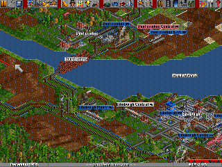 Screenshot Thumbnail / Media File 1 for Transport Tycoon Deluxe (1995)(Microprose Software Inc)