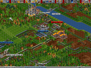 Screenshot Thumbnail / Media File 1 for Transport Tycoon Deluxe (1995)(Microprose Software Inc)
