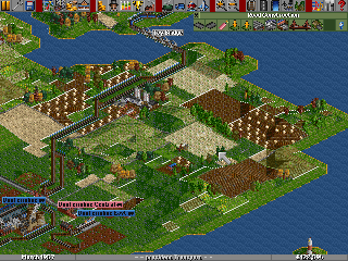 Screenshot Thumbnail / Media File 1 for Transport Tycoon Deluxe (1995)(Microprose Software Inc)