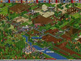 Screenshot Thumbnail / Media File 1 for Transport Tycoon Original Install (1994)(Microprose Software Inc)
