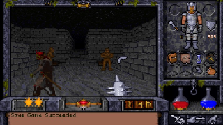 Screenshot Thumbnail / Media File 1 for Ultima Underworld 1 The Stygian Abyss (1992)(Blue Sky Productions)(Rev1)