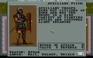 Screenshot Thumbnail / Media File 1 for Walls Of Rome (1993)(Mindcraft)(Rev1)