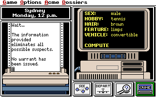 Screenshot Thumbnail / Media File 1 for Where In The World Is Carmen Sandiego Original Install (1985)(Broderbund Software Inc)