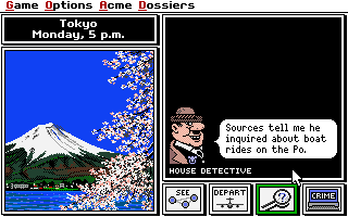 Screenshot Thumbnail / Media File 1 for Where In The World Is Carmen Sandiego Original Install (1985)(Broderbund Software Inc)