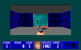 Screenshot Thumbnail / Media File 1 for Wolfenstein 3d (1992)(Activision Publishing Inc)