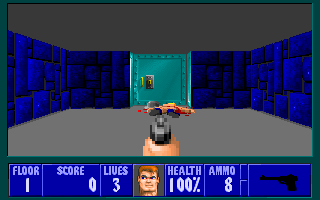 Screenshot Thumbnail / Media File 1 for Wolfenstein 3D Bloody Edition Mod (1993)(Apogee Software)