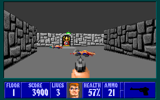 Screenshot Thumbnail / Media File 1 for Wolfenstein 3D Bloody Edition Mod (1993)(Apogee Software)