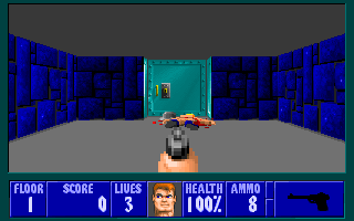 Screenshot Thumbnail / Media File 1 for Wolfenstein 3D Enhanced Mod (1993)(Apogee Software)